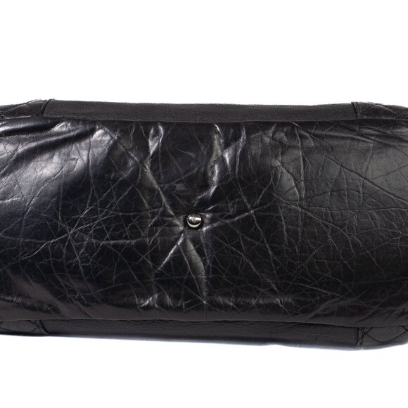 Authentic Chanel Matelasse Haraco Black Chain Shoulder Tote Bag - Picture 3 of 10